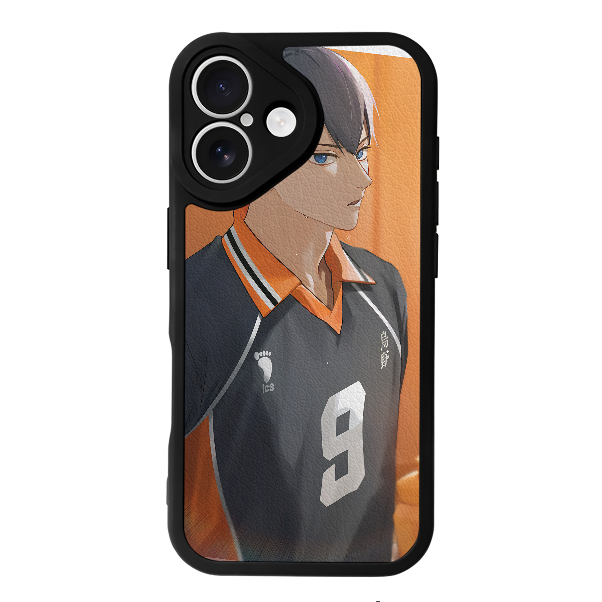 （画像用） ハイキュー!! Haikyu!! 【iPhone 16シリーズ対応】シリコンスマホケース（レザー調） 材質：シリコン